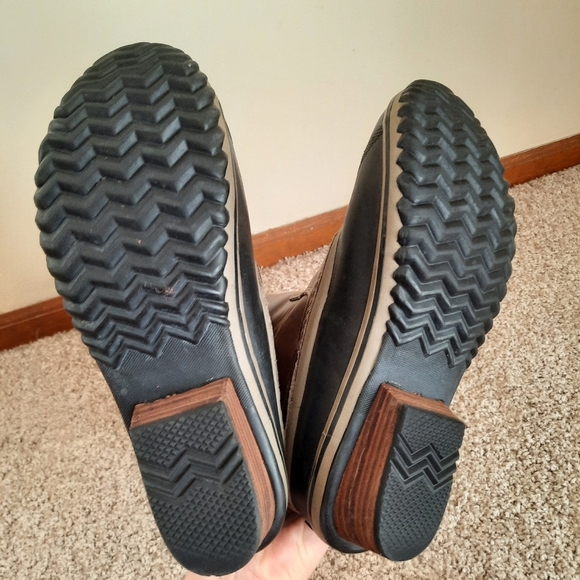 Sorel Brown and Black Combat Boots - Picture 11 of 15